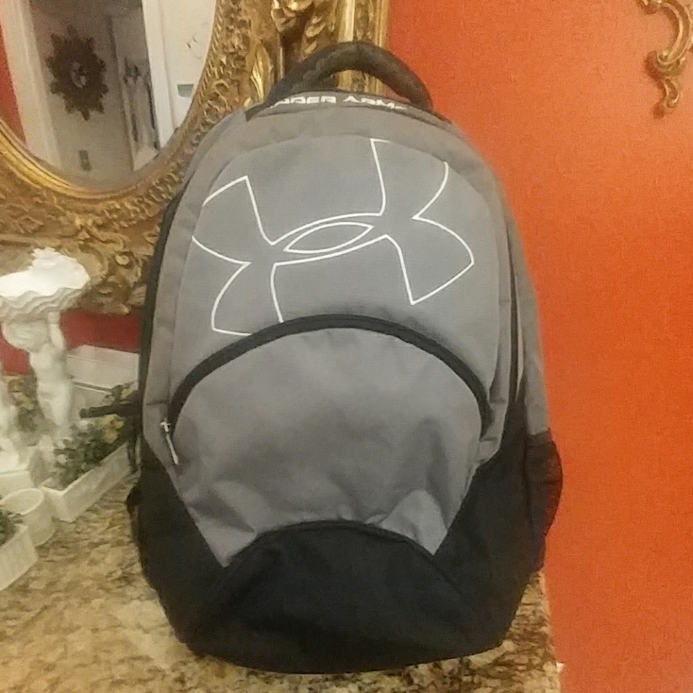 Under Armour Kids Gray and Black Backpack
